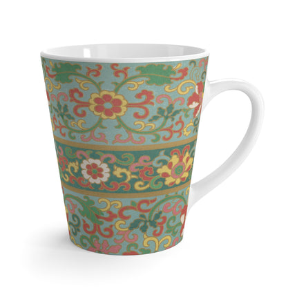 Examples of Chinese Ornament, Pl.09 by Owen Jones Latte Mug