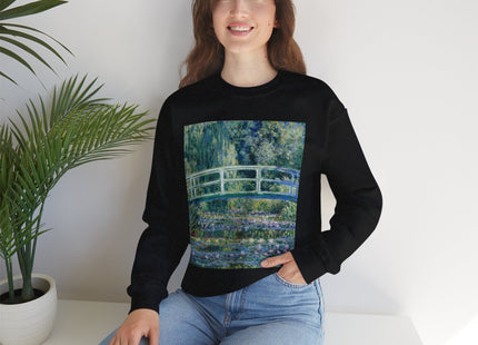 Water Lilies and Japanese Bridge by Claude Monet Heavy Blend™ Crewneck Sweatshirt