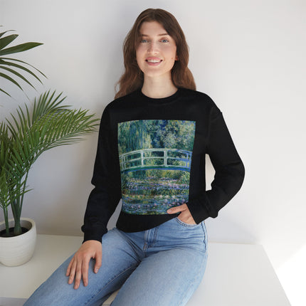 Water Lilies and Japanese Bridge by Claude Monet Heavy Blend™ Crewneck Sweatshirt