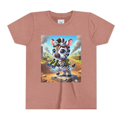 Zebra Lookout Youth Short Sleeve Tee