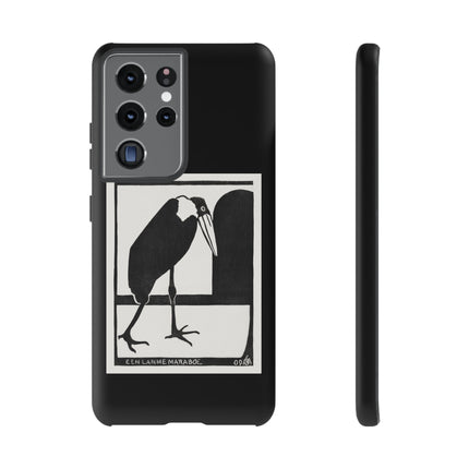A Lame Marabou by Samuel Jessurun de Mesquita Phone Cases