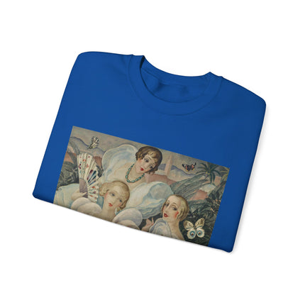 Les Femmes Fatales by Gerda Wegener Heavy Blend™ Crewneck Sweatshirt