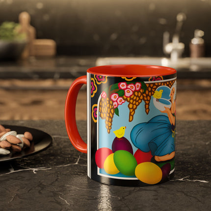 Blooms and Chicks Colorful Mugs (11oz, 15oz)