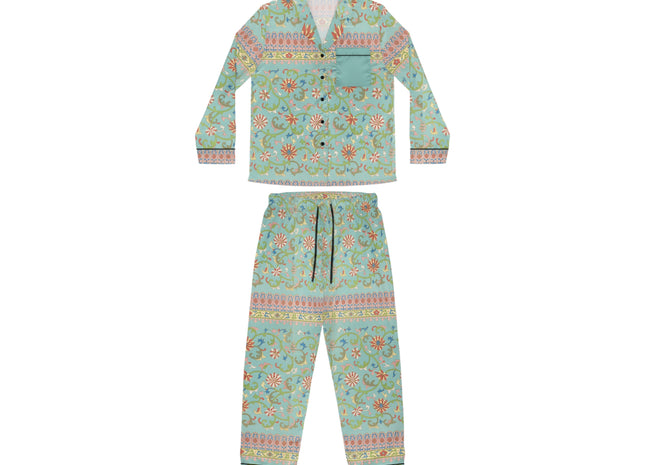 Chinese Ornament by Owen Jones Women's Satin Pajamas (AOP)