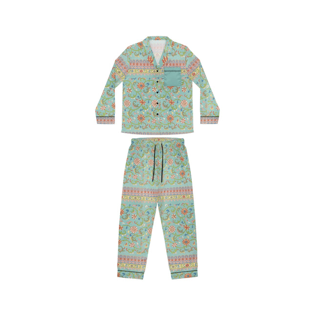 Chinese Ornament by Owen Jones Women's Satin Pajamas (AOP)