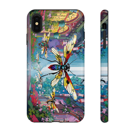 Neon Swarm Phone Cases