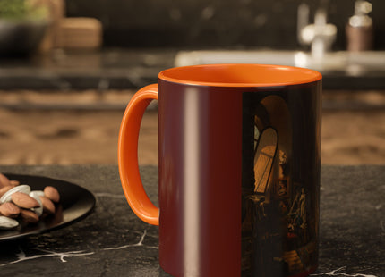 Raphael and his Muse in the Atelier by Vincenzo Abbati Colorful Mugs (11oz, 15oz)