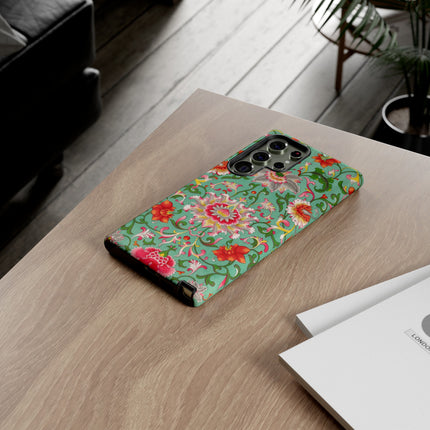 Colorful Floral Pattern by Owen Jones Phone Cases