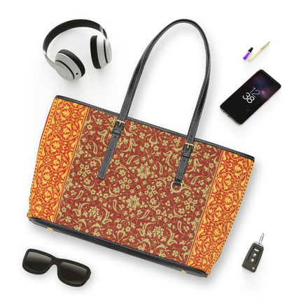 Arabesques by Émile Prisse d'Avennes PU Leather Shoulder Bag