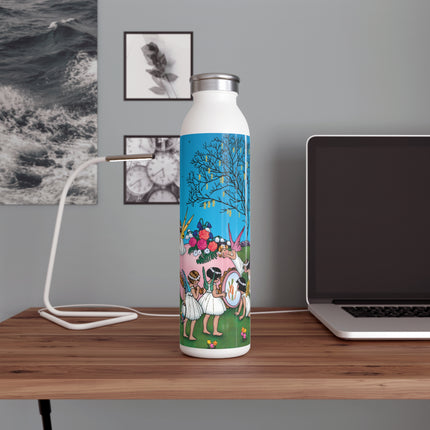 Enchanted Easter Gathering Slim Water Bottle