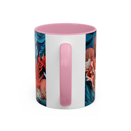 Enchanting Underwater Scene Colorful Mugs (11oz, 15oz)