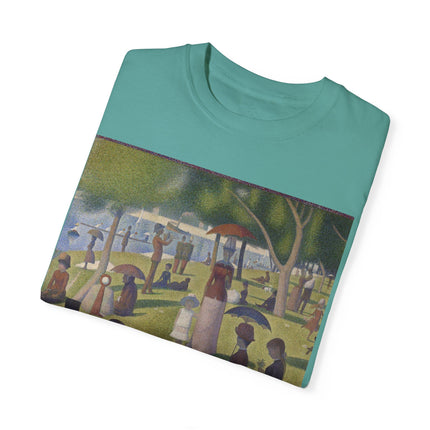 A Sunday on La Grande Jatte by Georges Seurat Unisex Garment-Dyed T-shirt