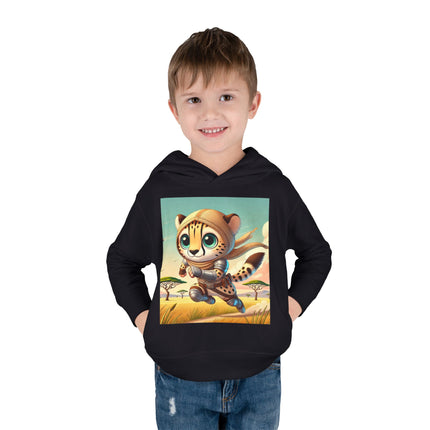 Swift Cheetah Toddler Pullover Fleece Hoodie