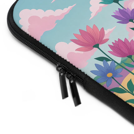 🌸☂️ The Lady With The Orange Parasol Laptop Sleeve – Art Deco Garden Fantasy