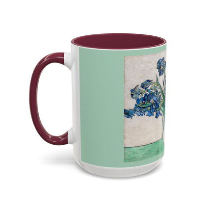 Irises by Vincent Van Gogh Colorful Mugs (11oz, 15oz)