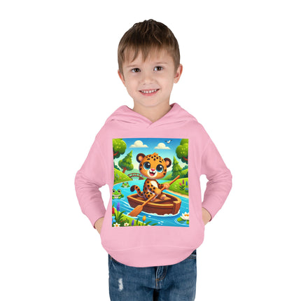 Little Explorer on the River Toddler Pullover Fleece Hoodie