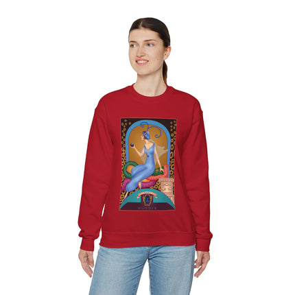 September & Sapphire (from the Gem Series) by Sofia Chiostri Heavy Blend™ Crewneck Sweatshirt