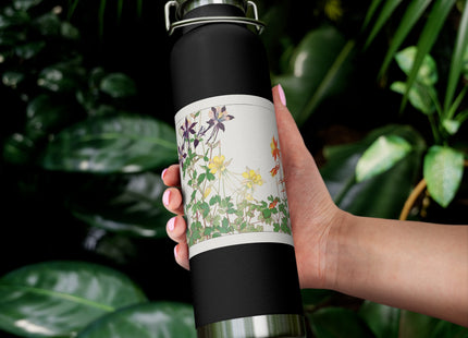Aquilegia Flower by Tanigami Kônan Copper Vacuum Insulated Bottle, 22oz