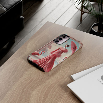 Petals, Porcelain, and Flamingos Phone Cases