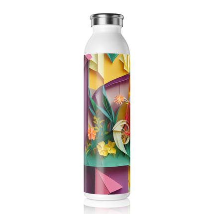 Origami Bicycle Slim Water Bottle