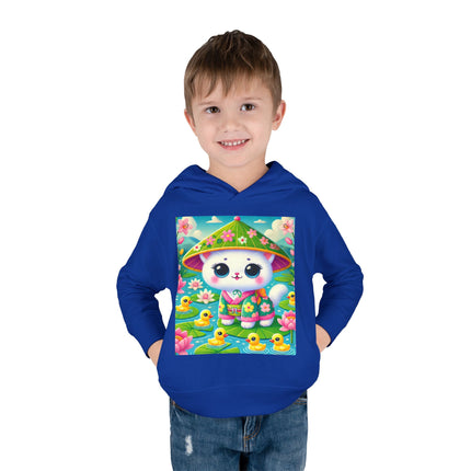 Lily Pond Stroll Toddler Pullover Fleece Hoodie