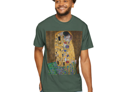 The Kiss by Gustav Klimt Unisex Garment-Dyed T-shirt