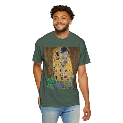 The Kiss by Gustav Klimt Unisex Garment-Dyed T-shirt