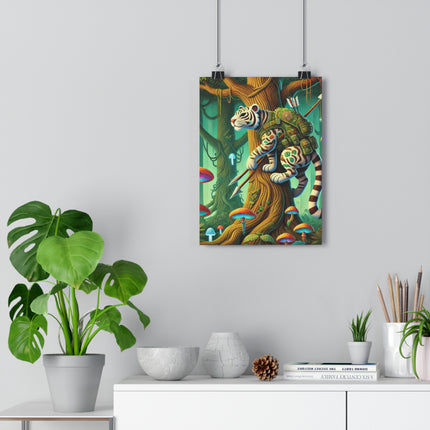 Silent Stripes Giclée Art Print