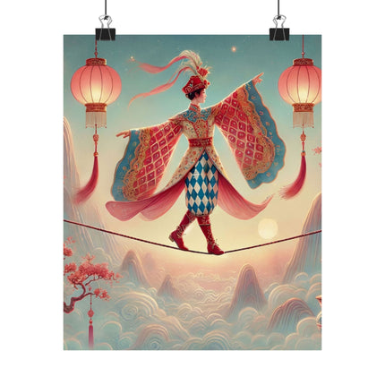 The Lantern Walker Matte Vertical Posters
