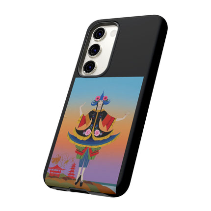 Colorful Dancer Phone Case – Vibrant Grace & Cultural Elegance