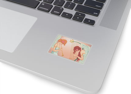 Heavenly Angel Duet Kiss-Cut Stickers (4 Sizes)