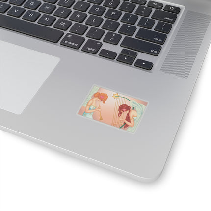 Heavenly Angel Duet Kiss-Cut Stickers (4 Sizes)