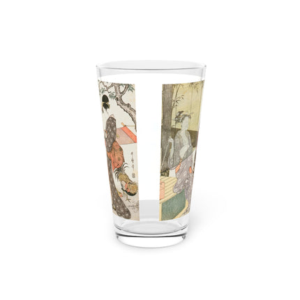 Drying and Stretching Cloth by Kitagawa Utamaro Glass, 16oz