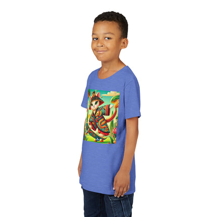 Dragon Dance on Wheels Youth Short Sleeve Tee