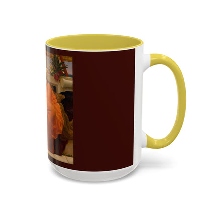 Flaming June by Frederic Leighton Colorful Mugs (11oz, 15oz)