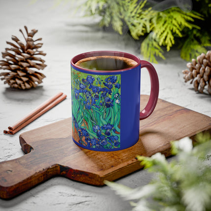 Irises by Vincent Van Gogh Colorful Mugs (11oz, 15oz)