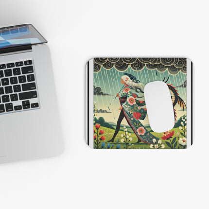The Dragon Fairy’s Stride Mouse Pad (Rectangle)