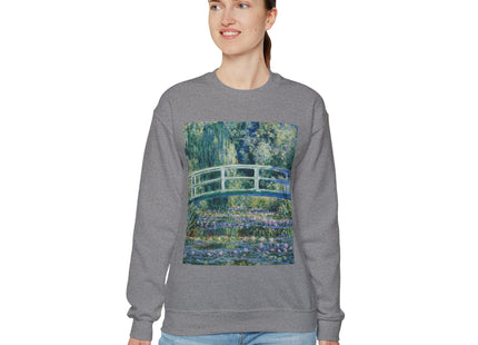 Water Lilies and Japanese Bridge by Claude Monet Heavy Blend™ Crewneck Sweatshirt