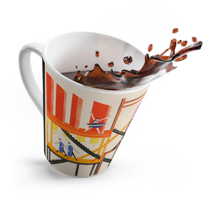 Maquettes de Théatre 4 by Alexandra Exter Latte Mug