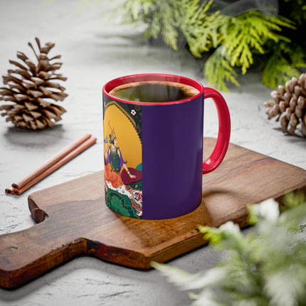 The Jewel Pavilion Colorful Mug (11oz, 15oz) – Royal Elegance, Peacock Beauty & Jewel-Toned Splendor