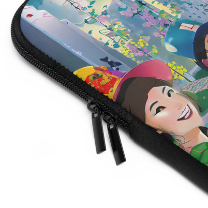 Cyber Punk Robots Laptop Sleeve