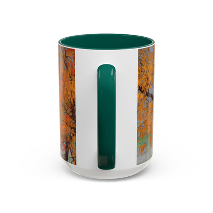 Autumn leaves by Edward Okuń Colorful Mugs (11oz, 15oz)