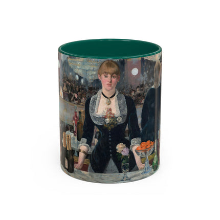 A Bar at the Folies-Bergère by Edouard Manet Colorful Mugs (11oz, 15oz)