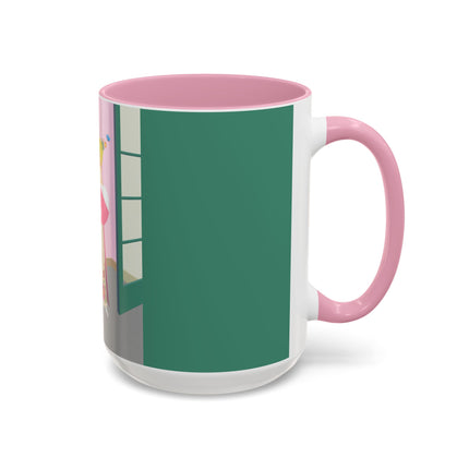 The Yellow Hat Colorful Mugs – 1920s Vogue Whimsy & Playful Elegance