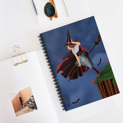 The Enchanted Witch Spiral Notebook - Ruled Line