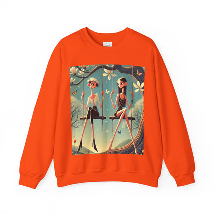 Whispers on the Spring Swing Heavy Blend™ Crewneck Sweatshirt