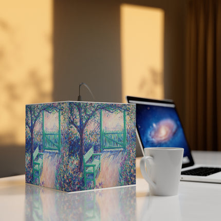 The Artist’s Garden by Theodore Earl Butler Light Cube Lamp