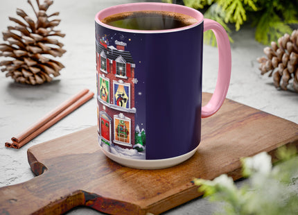 A Christmas Eve Celebration Colorful Mugs (11oz, 15oz)