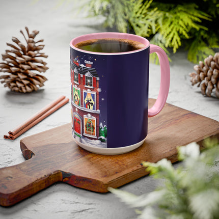 A Christmas Eve Celebration Colorful Mugs (11oz, 15oz)