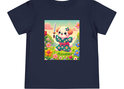 Blossom Pup’s Joyful Journey Toddler Short Sleeve Tee